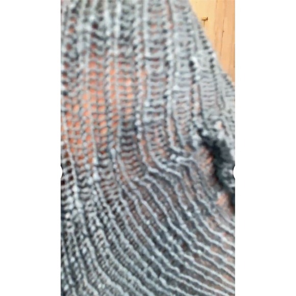 Bibi - LOOSE FIT LOW GAUGE TEAL SWEATER TOP- NWT - Picture 3 of 10